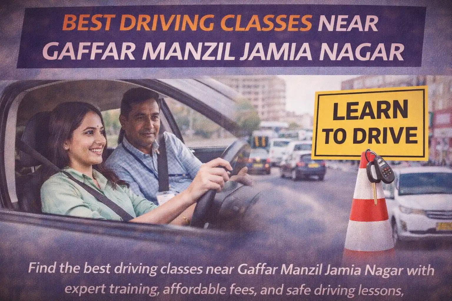 driving classes near Gaffar Manzil Jamia Nagar