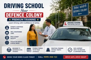 driving school near Defence Colony