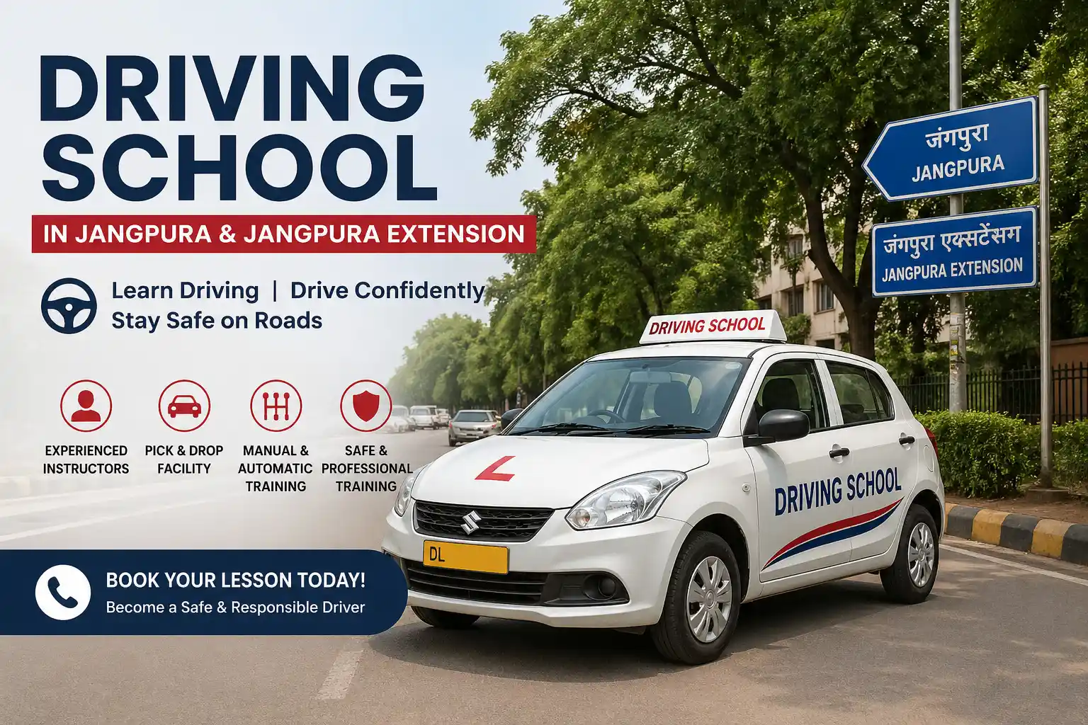 driving school Jangpura