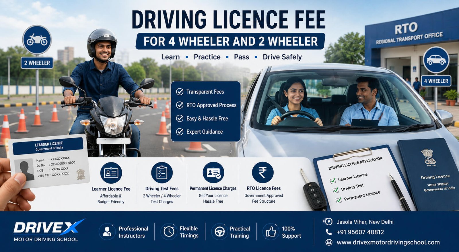 Driving Licence Fee
