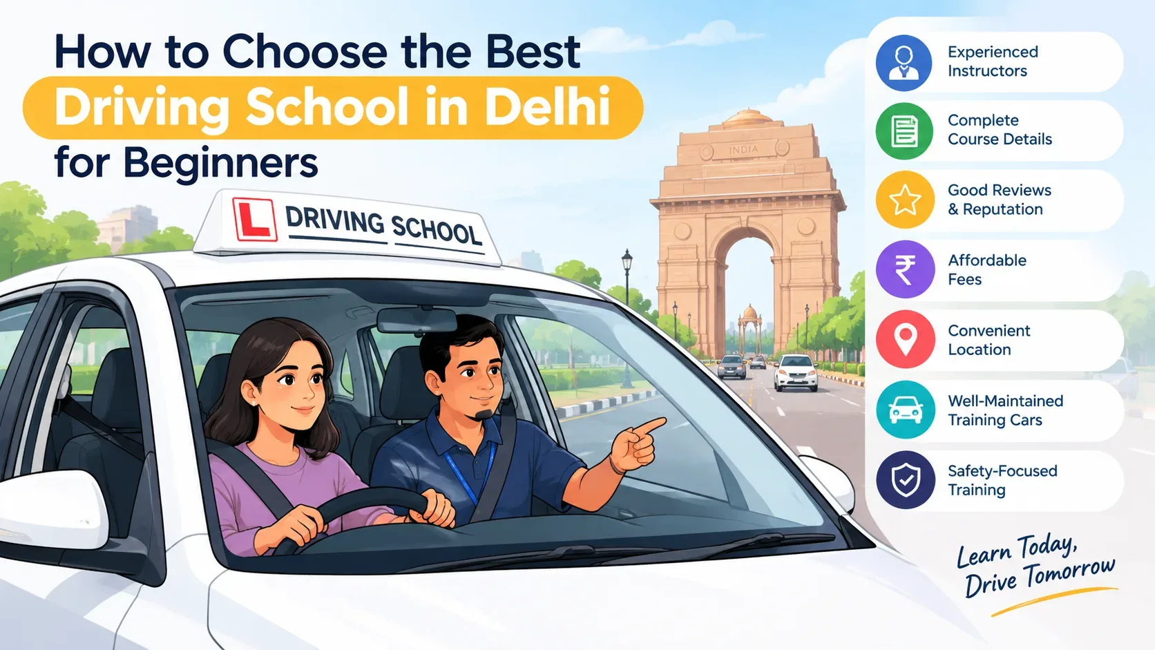 Best driving school in delhi